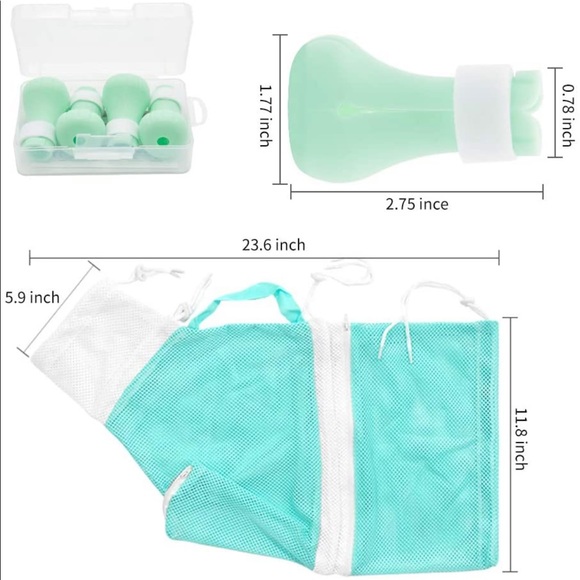 🎉HP🎉 Cat Grooming Mesh Bag and 4 Pcs Anti-Scratch Cat Shoes Silicone Boots - Picture 3 of 6